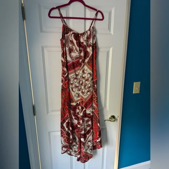 NWT Anthropologie Bishop + Young Maroon Paisley Jumpsuit Size XS - Picture 1 of 2